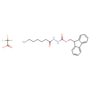 Hydrazinecarboxylic acid, 2-(6-amino-1-oxohexyl)-,9H-fluoren-9-ylmethyl ester, 2,2,2-trifluoroacetate (1:1)