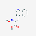 (2Z)-2-(hydroxyimino)-3-quinolin-4-ylpropanoic acid