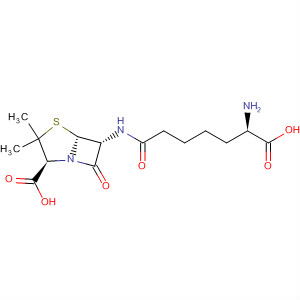 4-Thia-1-azabicyclo[3.2.0]heptane-2-carboxylic acid,6-[[(6R)-6-amino-6-carboxy-1-oxohexyl]amino]-3,3-dimethyl-7-oxo-,(2S,5R,6R)-
