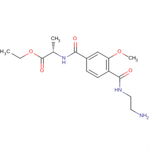 L-Alanine, N-[4-[[(2-aminoethyl)amino]carbonyl]-3-methoxybenzoyl]-,ethyl ester