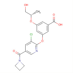 Benzoic acid,3-[[5-(1-azetidinylcarbonyl)-3-chloro-2-pyridinyl]oxy]-5-[(1S)-2-hydroxy-1-methylethoxy]-