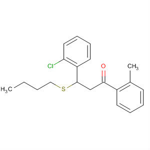 1-Propanone, 3-(butylthio)-3-(chlorophenyl)-1-(methylphenyl)-