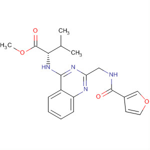 L-Valine, N-[2-[[(3-furanylcarbonyl)amino]methyl]-4-quinazolinyl]-, methylester