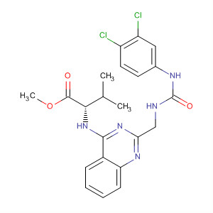 L-Valine,N-[2-[[[[(3,4-dichlorophenyl)amino]carbonyl]amino]methyl]-4-quinazolinyl]-, methyl ester