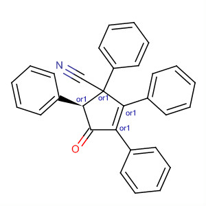 2-Cyclopentene-1-carbonitrile, 4-oxo-1,2,3,5-tetraphenyl-, cis-