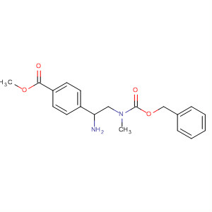 Benzoic acid,4-[1-amino-2-[methyl[(phenylmethoxy)carbonyl]amino]ethyl]-, methylester