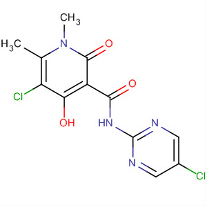 3-Pyridinecarboxamide,5-chloro-N-(5-chloro-2-pyrimidinyl)-1,2-dihydro-4-hydroxy-1,6-dimethyl-2-oxo-