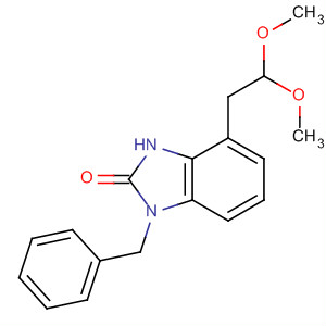 2H-Benzimidazol-2-one,4-(2,2-dimethoxyethyl)-1,3-dihydro-1-(phenylmethyl)-