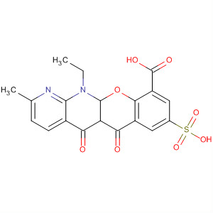 5H-[1]Benzopyrano[2,3-b][1,8]naphthyridine-10-carboxylic acid,12-ethyl-5a,6,11a,12-tetrahydro-2-methyl-5,6-dioxo-8-sulfo-