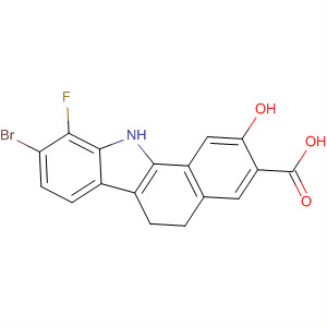 5H-Benzo[a]carbazole-3-carboxylic acid,9-bromo-10-fluoro-6,11-dihydro-2-hydroxy-