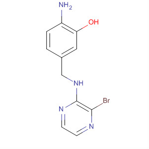 Phenol, 2-amino-5-[[(3-bromo-2-pyrazinyl)amino]methyl]-