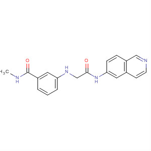 Benzamide, 3-[[2-(6-isoquinolinylamino)-2-oxoethyl]amino]-N-methyl-