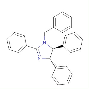 1H-Imidazole, 4,5-dihydro-2,4,5-triphenyl-1-(phenylmethyl)-, (4S,5S)-