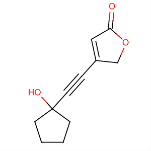 2(5H)-Furanone, 4-[2-(1-hydroxycyclopentyl)ethynyl]-