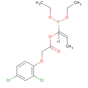 Acetic acid, 2-(2,4-dichlorophenoxy)-,(1E)-1-(diethoxyphosphinyl)-1-propen-1-yl ester