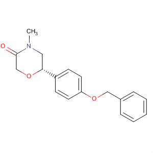 3-Morpholinone, 4-methyl-6-[4-(phenylmethoxy)phenyl]-, (6S)-