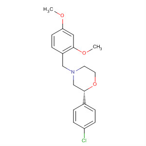 Morpholine, 2-(4-chlorophenyl)-4-[(2,4-dimethoxyphenyl)methyl]-, (2R)-