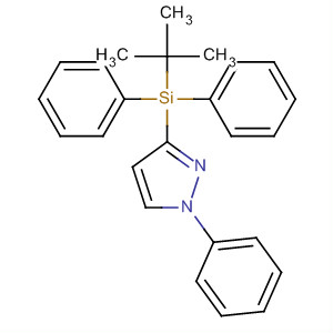 1H-Pyrazole, 3-[(1,1-dimethylethyl)diphenylsilyl]-1-phenyl-