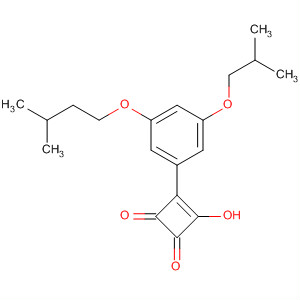 3-Cyclobutene-1,2-dione,3-hydroxy-4-[3-(3-methylbutoxy)-5-(2-methylpropoxy)phenyl]-