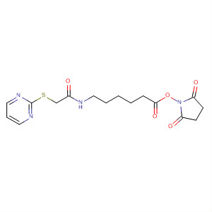Hexanoic acid, 6-[[2-(2-pyrimidinylthio)acetyl]amino]-,2,5-dioxo-1-pyrrolidinyl ester