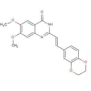 4(3H)-Quinazolinone,2-[(1E)-2-(2,3-dihydro-1,4-benzodioxin-6-yl)ethenyl]-6,7-dimethoxy-
