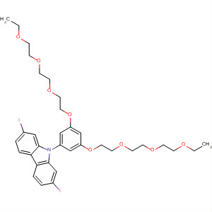 9H-Carbazole,9-[3,5-bis[2-[2-(2-ethoxyethoxy)ethoxy]ethoxy]phenyl]-2,7-diiodo-
