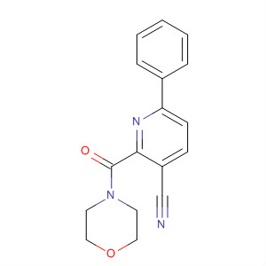3-Pyridinecarbonitrile, 2-(4-morpholinylcarbonyl)-6-phenyl-