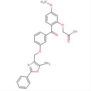 Acetic acid,2-[5-methoxy-2-[3-[(5-methyl-2-phenyl-4-oxazolyl)methoxy]benzoyl]phenoxy]-