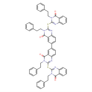 4(3H)-Quinazolinone, 2,2'-dithiobis[3-(2-phenylethyl)-