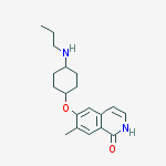 1(2H)-Isoquinolinone, 7-methyl-6-[[cis-4-(propylamino)cyclohexyl]oxy]-