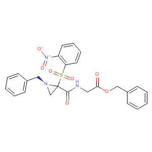 Glycine,N-[[(2R)-1-[(2-nitrophenyl)sulfonyl]-2-(phenylmethyl)-2-aziridinyl]carbonyl]-, phenylmethyl ester
