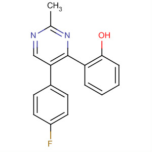 Phenol, 2-[5-(4-fluorophenyl)-2-methyl-4-pyrimidinyl]-
