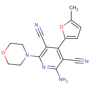 3,5-Pyridinedicarbonitrile,2-amino-4-(5-methyl-2-furanyl)-6-(4-morpholinyl)-
