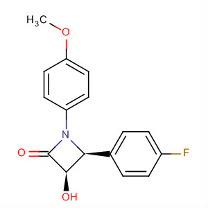 2-Azetidinone, 4-(4-fluorophenyl)-3-hydroxy-1-(4-methoxyphenyl)-,(3R,4S)-