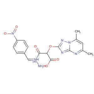 Acetic acid, 2-[(5,7-dimethyl[1,2,4]triazolo[1,5-a]pyrimidin-2-yl)oxy]-,(2E)-2-[(4-nitrophenyl)methylene]hydrazide