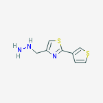 1-((2-(thiophen-3-yl)thiazol-4-yl)methyl)hydrazine