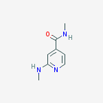 N-methyl-2-(methylamino)isonicotinamide