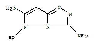 5H-Pyrazolo[5,1-c]-1,2,4-triazole-3,6-diamine,  5-hydroxy-