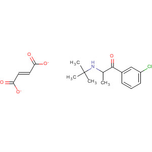 1-Propanone, 1-(3-chlorophenyl)-2-[(1,1-dimethylethyl)amino]-,(2E)-2-butenedioate (1:1)