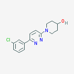 1-[6-(3-chlorophenyl)pyridazin-3-yl]piperidin-4-ol