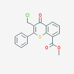 methyl 3-(chloromethyl)-4-oxo-2-phenyl-4H-thiochromene-8-carboxylate