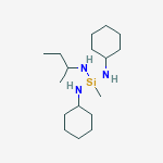N,N'-DICYCLOHEXYL-1-METHYL-N'-(1-METHYLPROPYL)SILANETRIAMINE