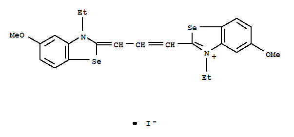 3-ethyl-2-[3-(3-ethyl-5-methoxy-3H-benzoselenazol-2-ylidene)prop-1-enyl]-5-methoxybenzoselenazolium iodide