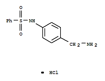 N-[4-(aminomethyl)phenyl]benzenesulphonamide monohydrochloride