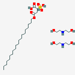 1-icosyl hydrogen 2-sulphosuccinate, compound with 2,2'-iminobis[ethanol] (1:2)
