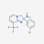 2-(3-Bromo-phenyl)-8-trifluoromethyl-imidazo[1,2-a]pyridineamine
