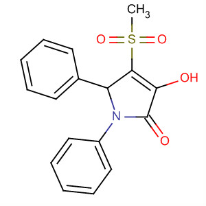 2H-Pyrrol-2-one, 1,5-dihydro-3-hydroxy-4-(methylsulfonyl)-1,5-diphenyl-