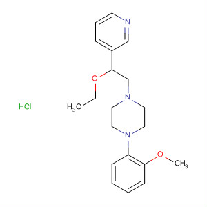 Piperazine, 1-[2-ethoxy-2-(3-pyridinyl)ethyl]-4-(2-methoxyphenyl)-,monohydrochloride