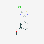 5-CHLORO-3-(3-METHOXYPHENYL)-1,2,4-THIADIAZOLE