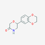 3-Morpholinone,  6-(2,3-dihydro-1,4-benzodioxin-6-yl)-
